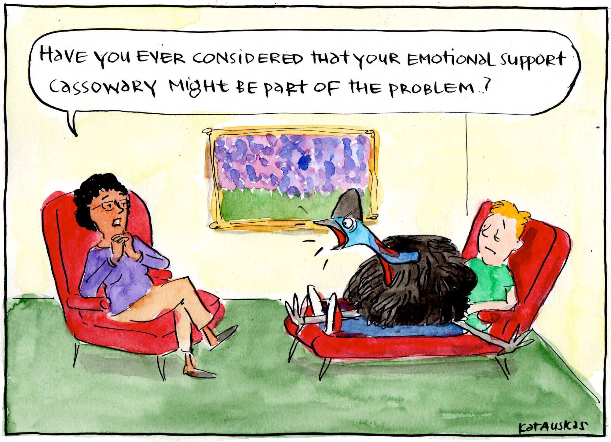 When your feathered friend might be more of an enemy...