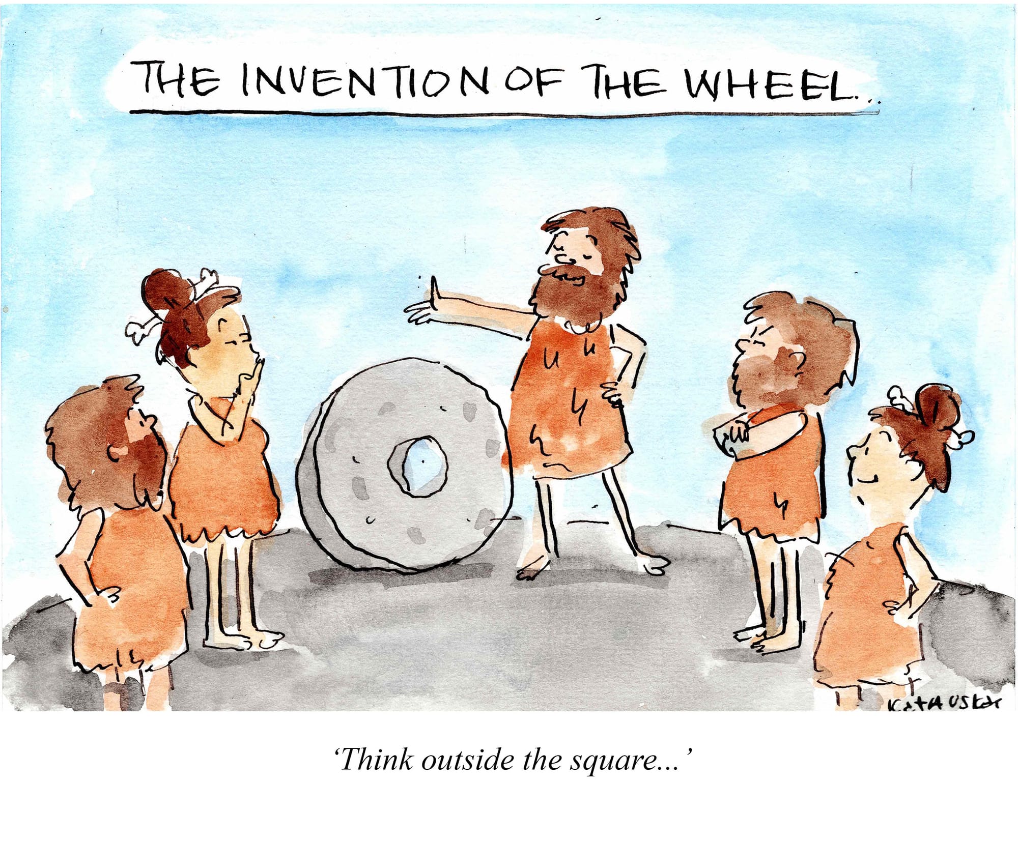 Just one more caveperson cartoon...