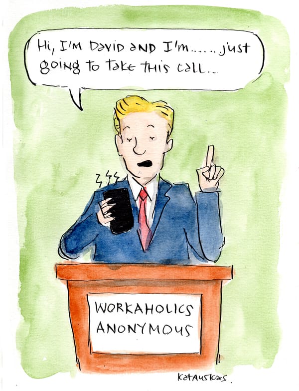 This week's cartoon theme is "work"...