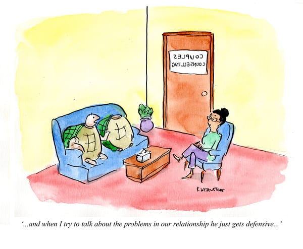 Couples counselling with the Turtles...