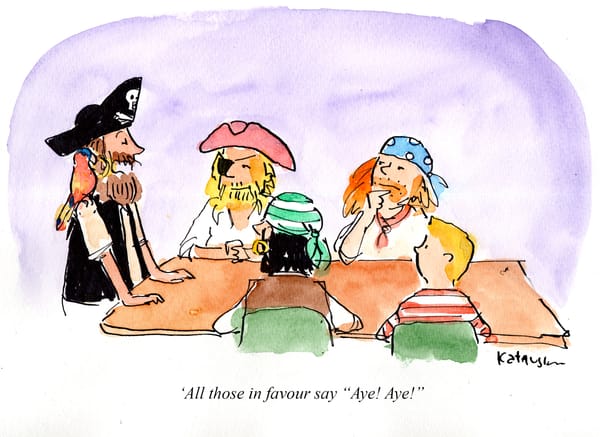 Democracy on the high seas...