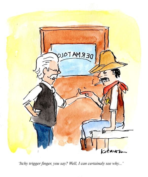 Life's tough in the Wild West...