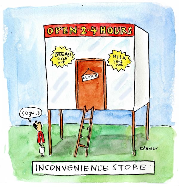 If you're just popping down to the shops...