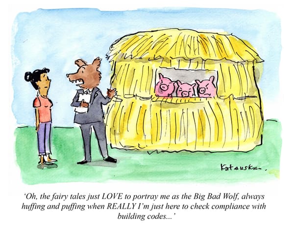 So, you thought the Big Bad Wolf was the bad guy...